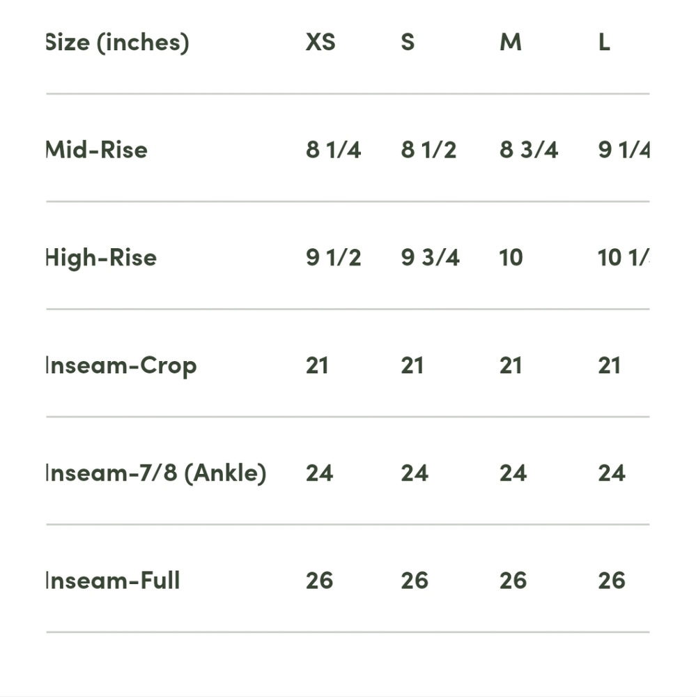 NWT High Rise Leggings - Picture 7 of 7